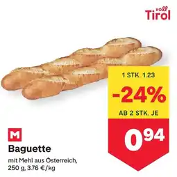 MPreis M Baguette Angebot