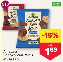 MPreis Alnatura Schoko Reis Minis Angebot