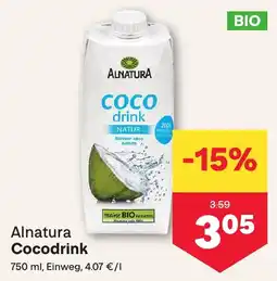 MPreis Alnatura Cocodrink Angebot