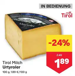 MPreis Tirol Milch Urtyroler Angebot