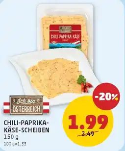 PENNY Chili-Paprika-Käse-Scheiben Angebot
