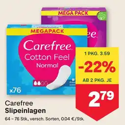 MPreis Carefree Slipeinlagen Angebot