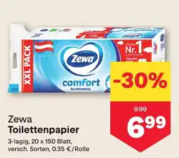MPreis Zewa Toilettenpapier Angebot