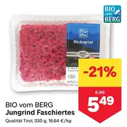 MPreis BIO vom BERG Jungrind Faschiertes Angebot