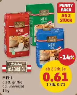 PENNY Ich bin ÖSTERREICH MEHL Angebot