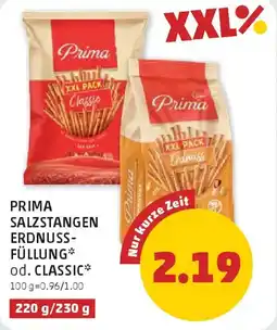 PENNY Prima Salzstangen Erdnuss-Füllung od. Classic Angebot