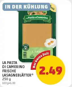 PENNY La Pasta di Camerino Frische Lasagneblätter Angebot