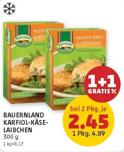 PENNY Bauernland Karfiol-Käse-Laibchen Angebot