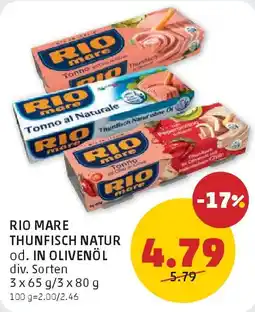 PENNY Rio Mare Thunfisch Natur Angebot