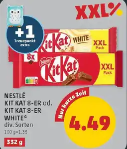 PENNY Nestlé kit kat 8-er od. kit kat 8-er white Angebot
