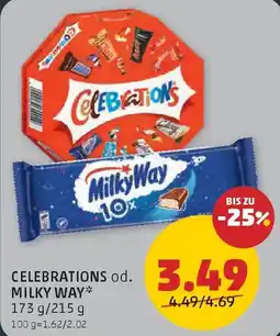 PENNY Celebrations od. Milky Way Angebot