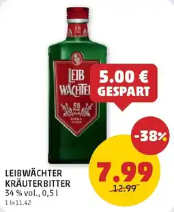 PENNY Leibwächter Kräuterbitter Angebot