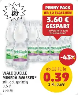 PENNY Waldquelle Mineralwasser Angebot