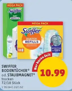 PENNY Swiffer Bodentücher* od. Staubmagnet* Angebot