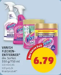 PENNY Vanish Fleckenentferner Angebot