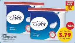 PENNY Softis Toilettenpapier Angebot