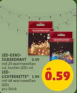 PENNY LED-DEKO-SILBERDRAHT Angebot