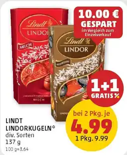 PENNY Lindt Lindorkugeln Angebot