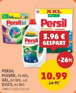 PENNY Persil Pulver, Gel, Discs Angebot
