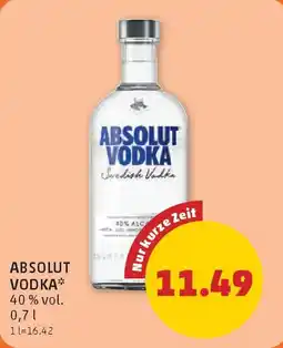PENNY Absolut Vodka Angebot