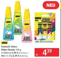 Pagro Diskont UHU Funtastic Colors Angebot