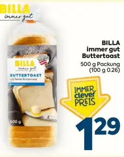 Billa BILLA immer gut Buttertoast Angebot