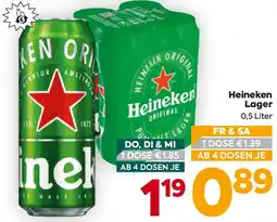Billa Heineken Lager Angebot