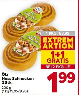 Billa Ölz Nuss Schnecken Angebot