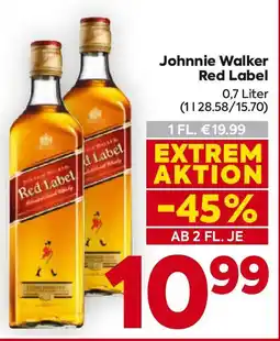 Billa Johnnie Walker Red Label Angebot