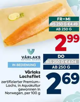 Billa VårLaks Lachsfilet Angebot