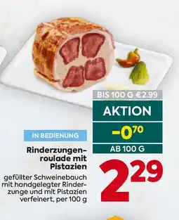 Billa Rinderzungenroulade mit Pistazien Angebot