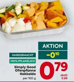 Billa Simply Good Ofenpfanne Hokkaido Angebot