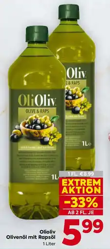 Billa OliOliv Olivenöl mit Rapsöl Angebot