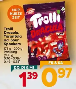 Billa Trolli Dracula, Tarantula od. Sour Spookers Angebot