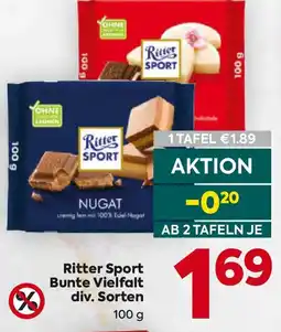 Billa Ritter Sport Bunte Vielfalt Angebot