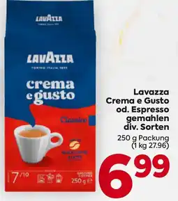Billa Lavazza Crema e Gusto Angebot