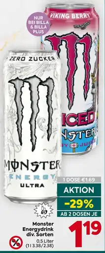 Billa Monster Energydrink Angebot