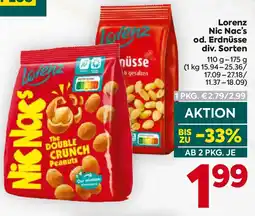 Billa Lorenz Nic Nac's Angebot