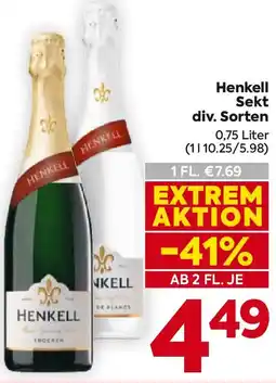 Billa Henkell Sekt Angebot