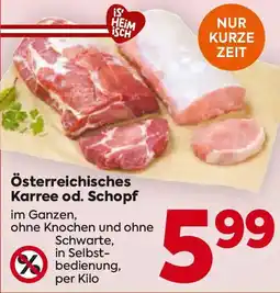 Billa Österreichisches Karree od. Schopf Angebot