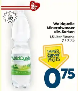 Billa WaldQuelle Mineralwasser Angebot