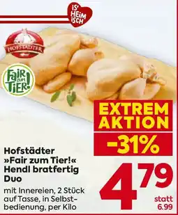 Billa Hofstädter »Fair zum Tier!« Hendl bratfertig Duo Angebot