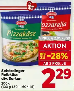 Billa Schärdinger Reibkäse Angebot