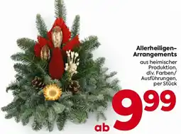 Billa Allerheiligen-Arrangements Angebot