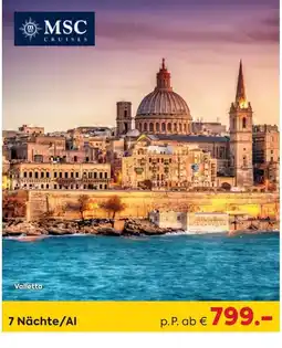 Billa Reisen MSC Cruises Angebot