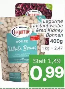 ETSAN Legurme Instant weiße & red Kidney Bohnen Angebot