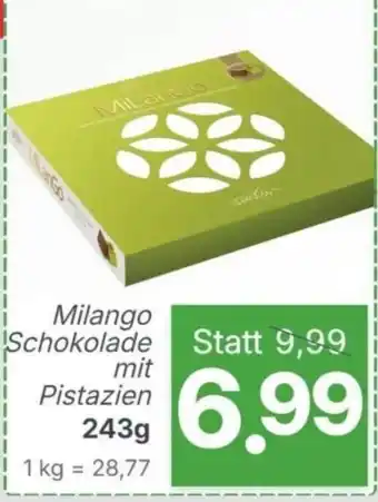 Milango Schokolade mit Pistazien