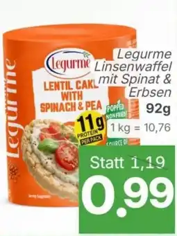 ETSAN Legurme Linsenwaffel mit Spinat & Erbsen Angebot