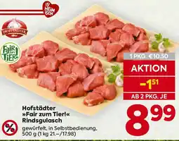Billa Hofstädter »Fair zum Tier!« Rindsgulasch Angebot