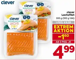 Billa clever Lachsfilet Angebot